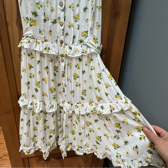 Altar’d State fruit print Dress Size M. Excellent condition tie front or back - Picture 4 of 10